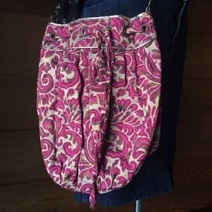 KIMCHI BLUE 🌸 Gold Tapestry Drawstring Purse